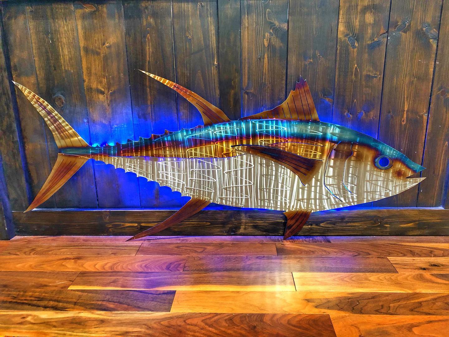 Stainless Steel Yellowfin tuna Art