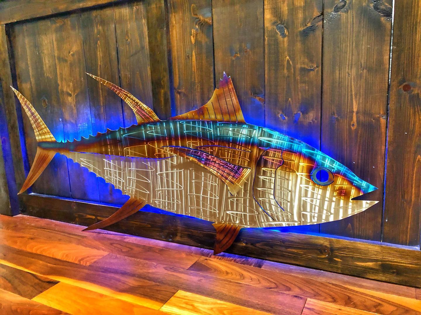Stainless Steel Yellowfin tuna Art