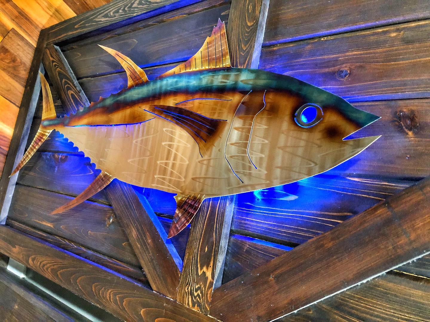 Stainless Steel Yellowfin tuna Art