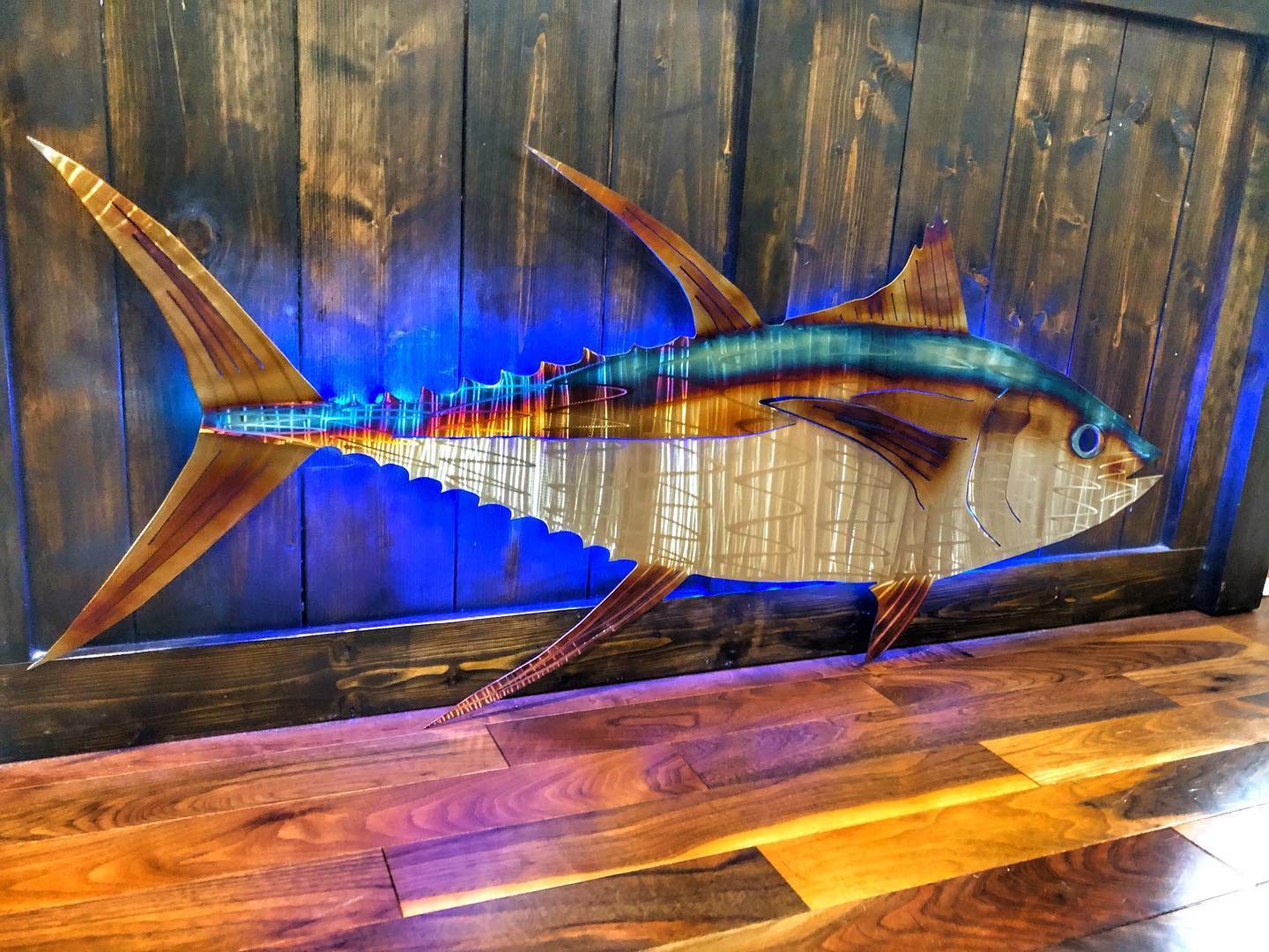 Stainless Steel Yellowfin tuna Art