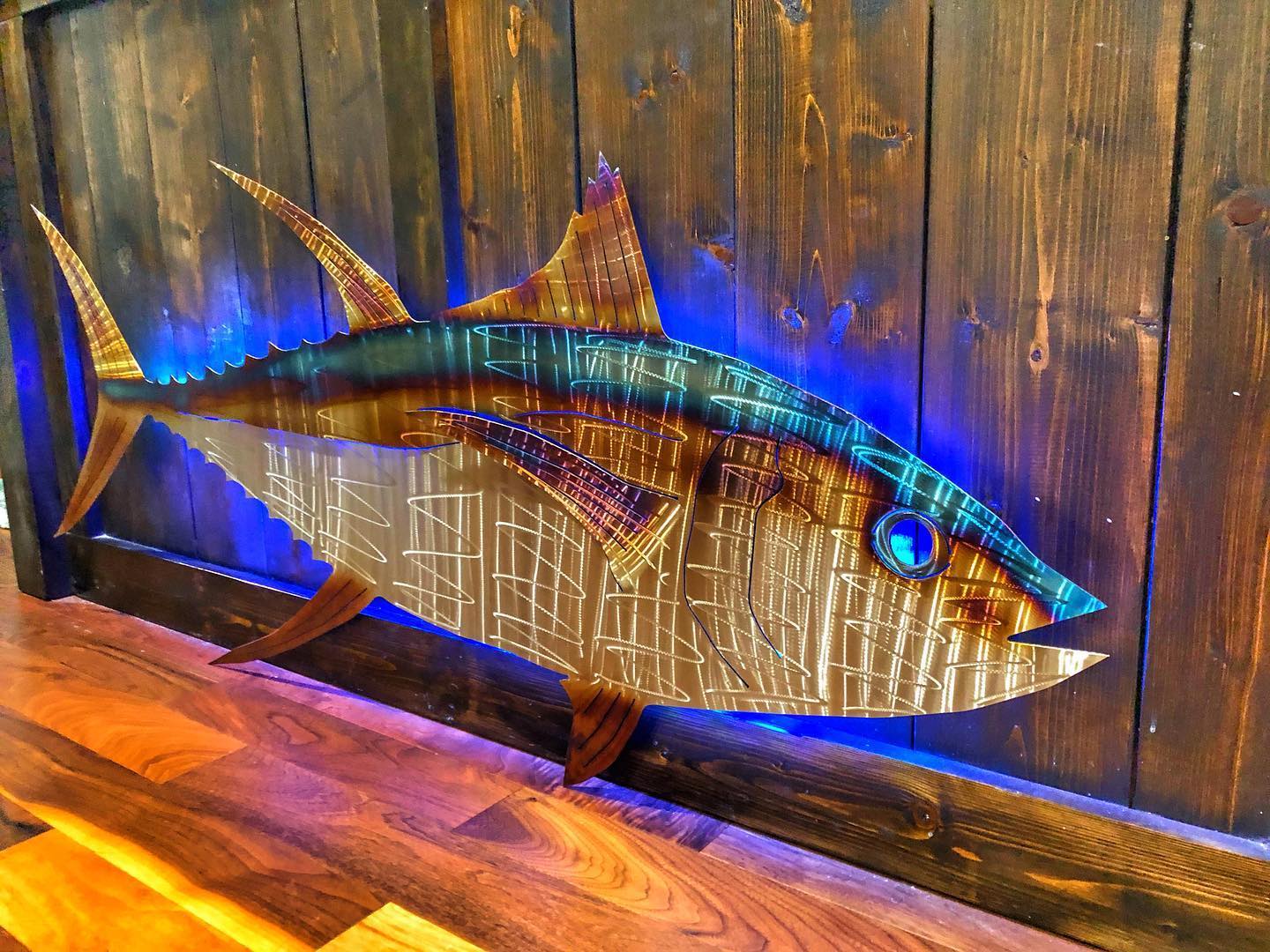 Stainless Steel Yellowfin tuna Art