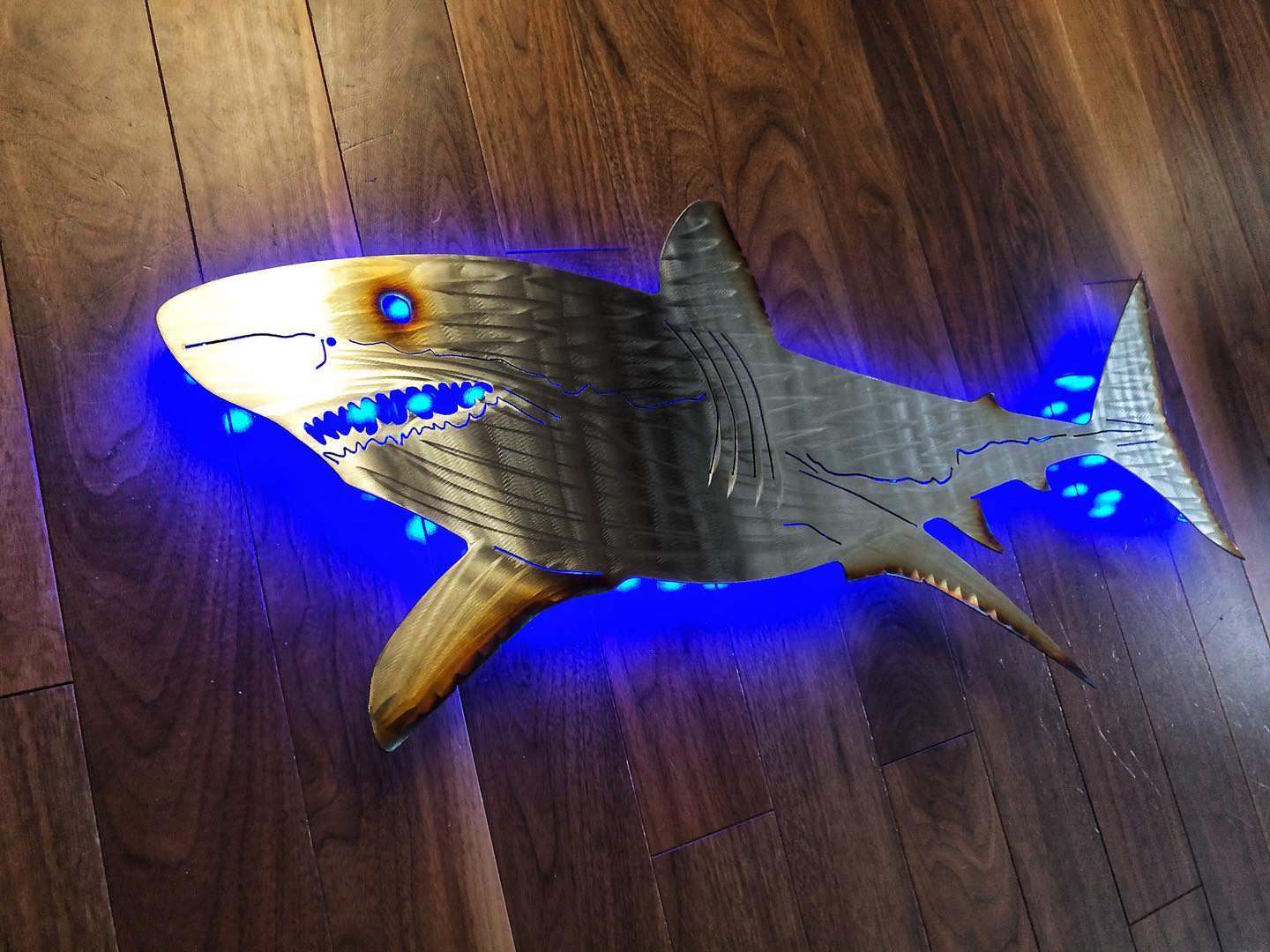Stainless Steel Great White Shark