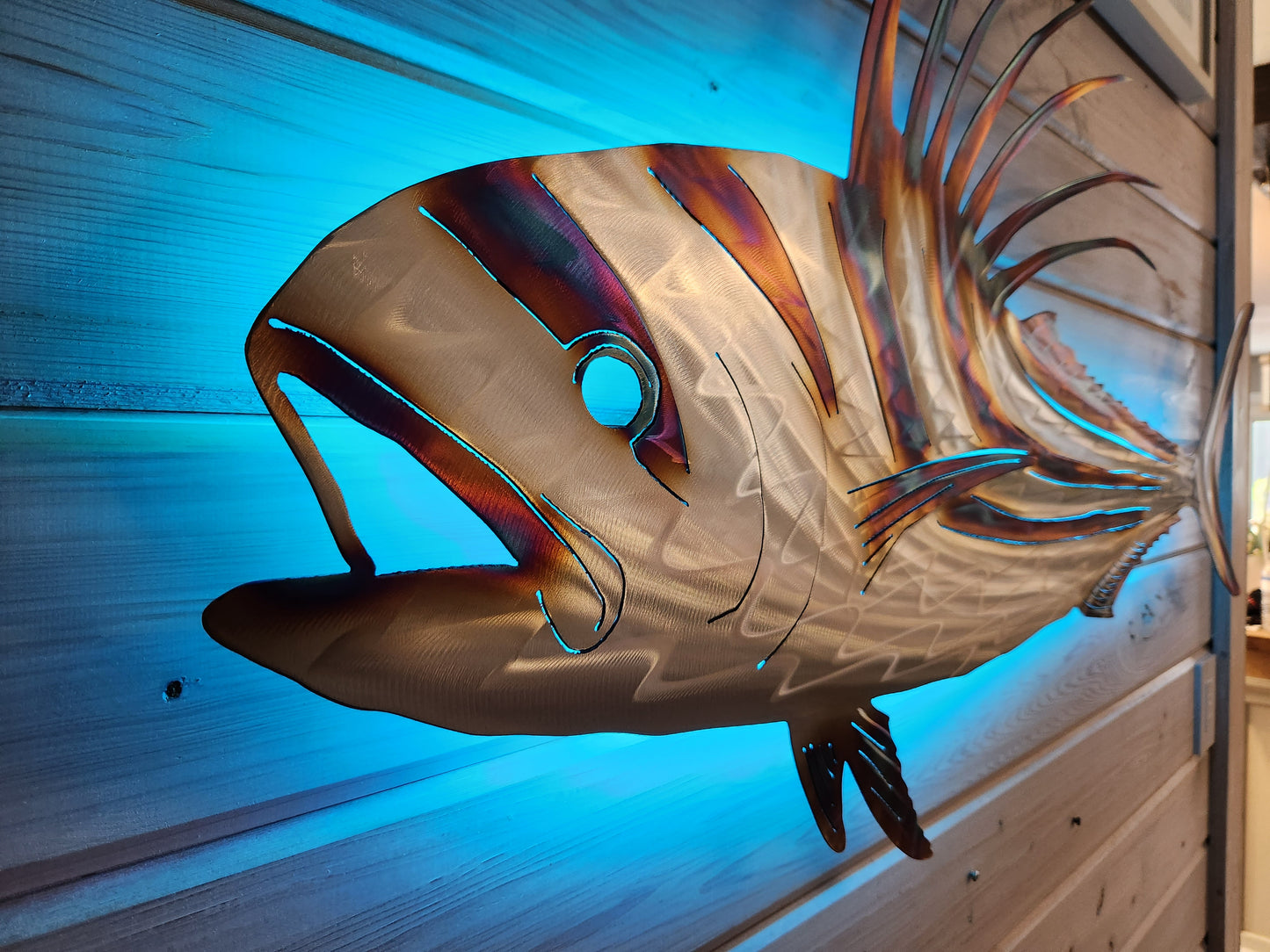 Stainless Steel Rooster fish