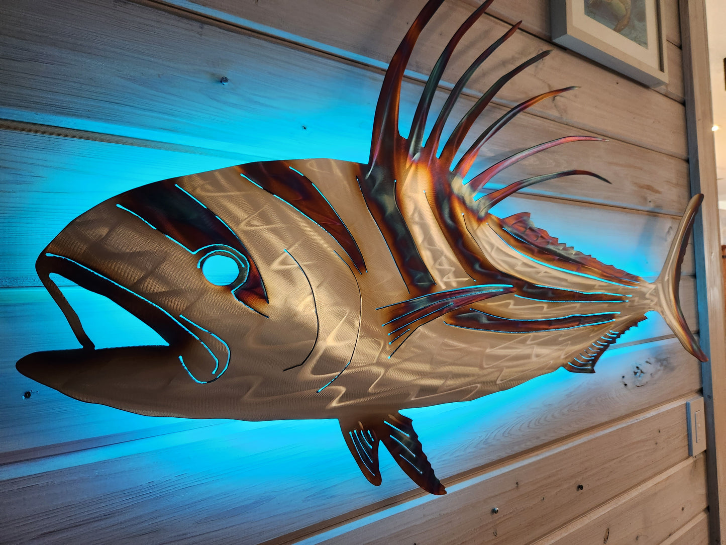 Stainless Steel Rooster fish