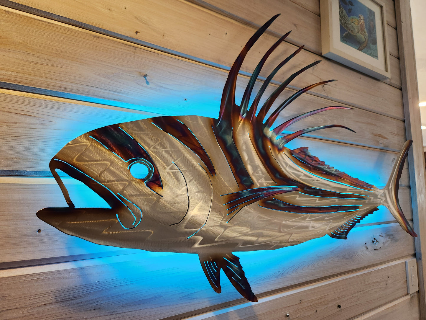 Stainless Steel Rooster fish