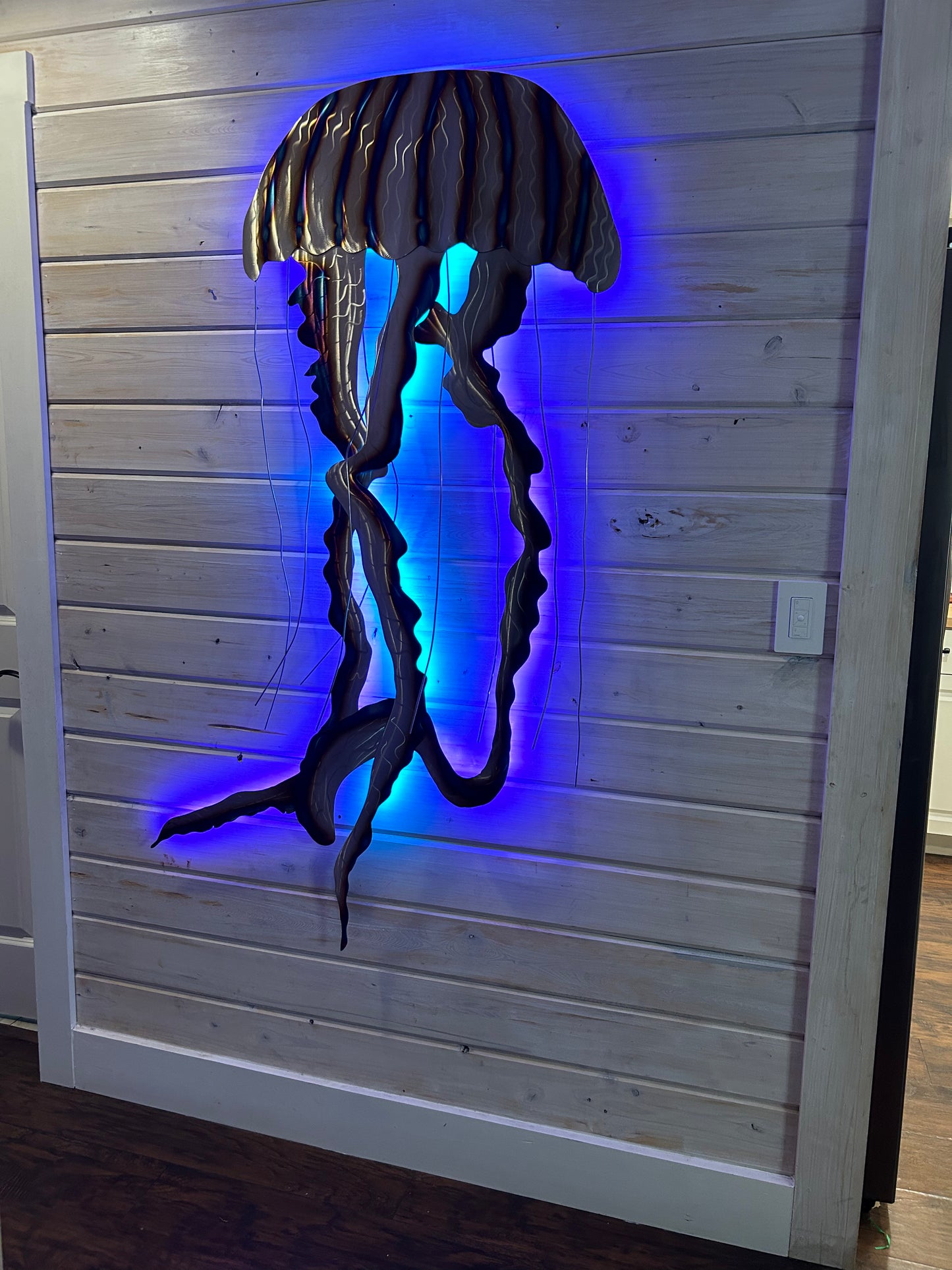 Stainless Steel Jelly fish Art