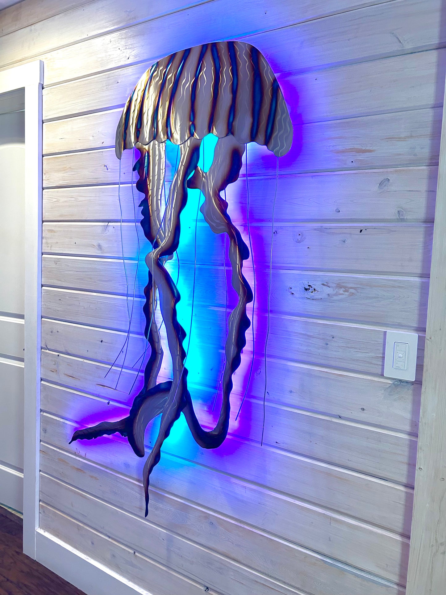 Stainless Steel Jelly fish Art
