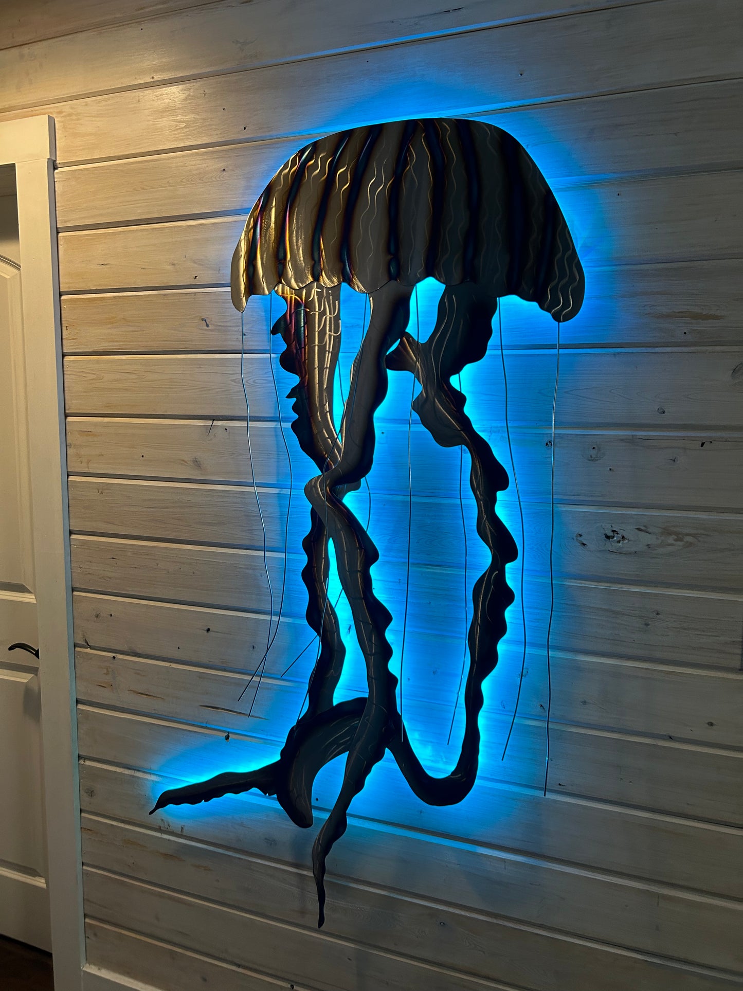 Stainless Steel Jelly fish Art