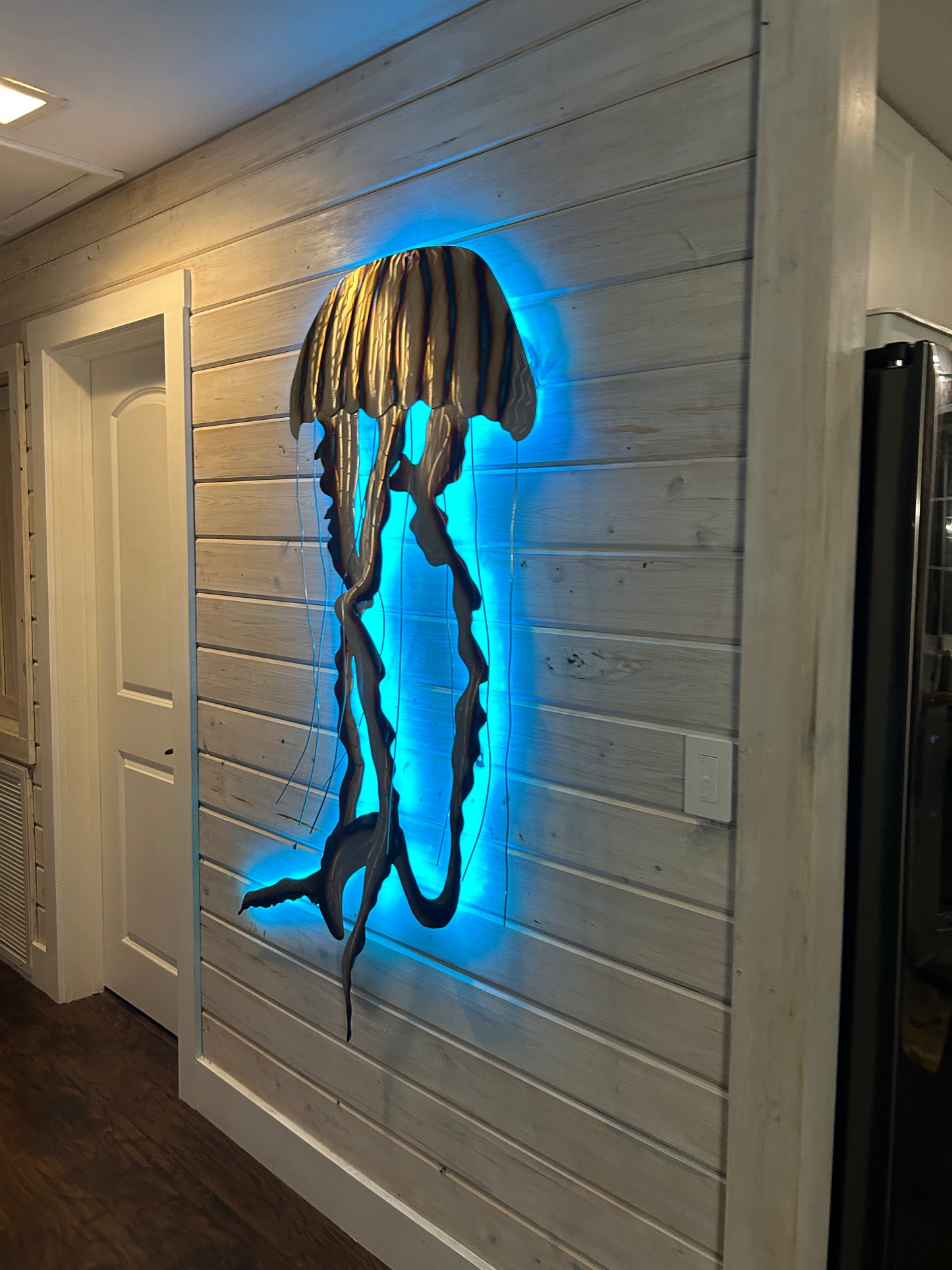 Stainless Steel Jelly fish Art