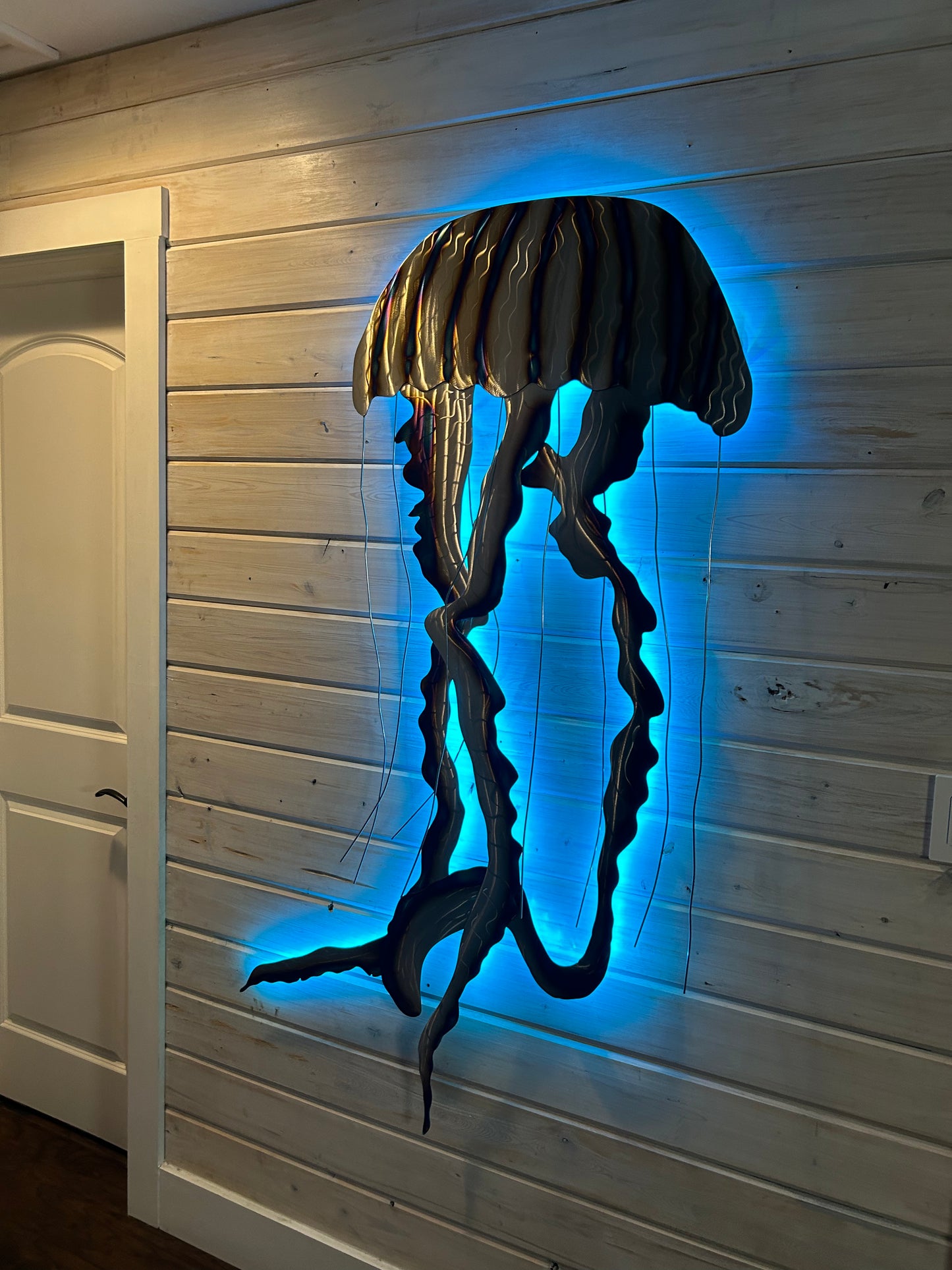 Stainless Steel Jelly fish Art