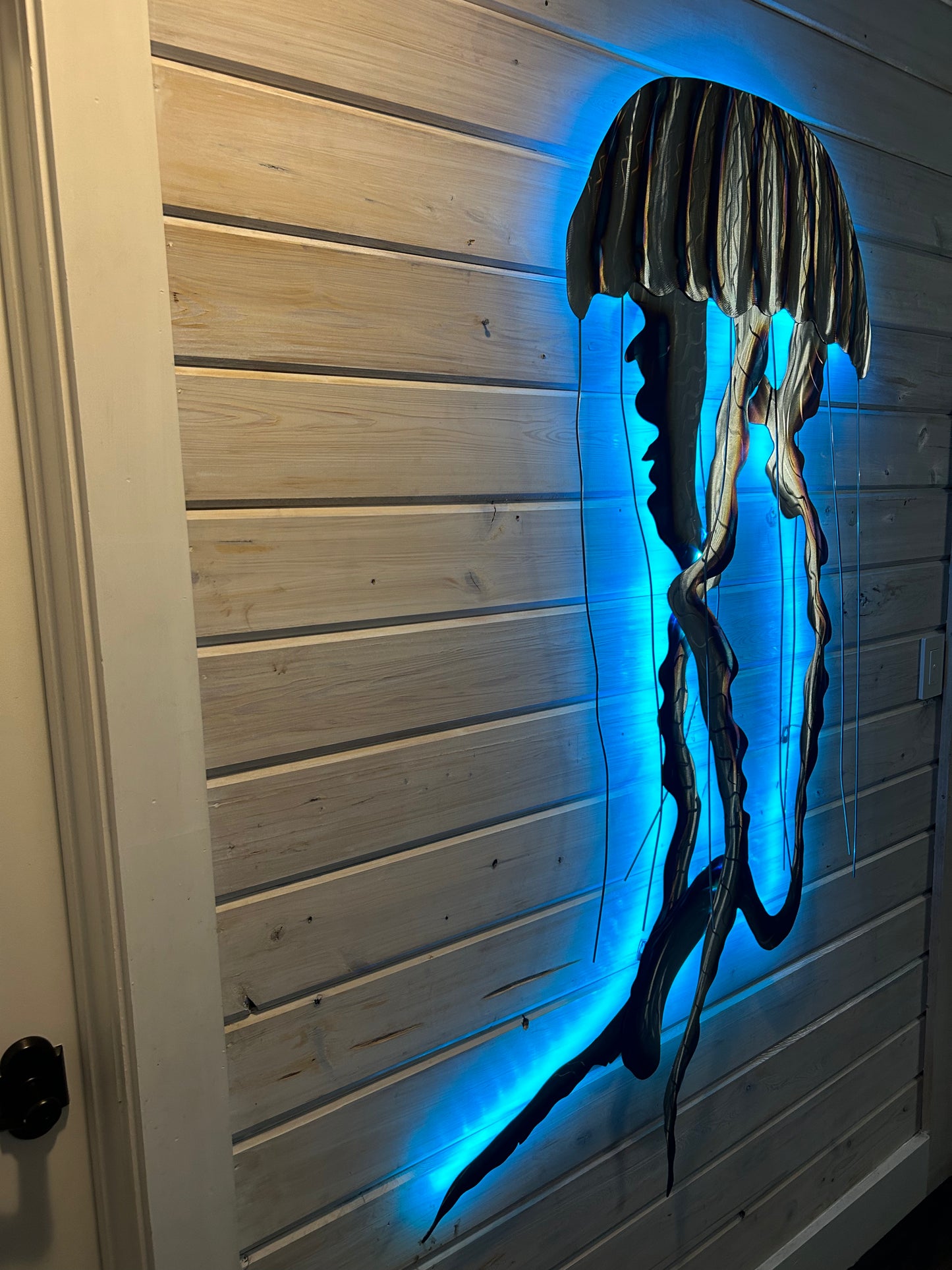 Stainless Steel Jelly fish Art