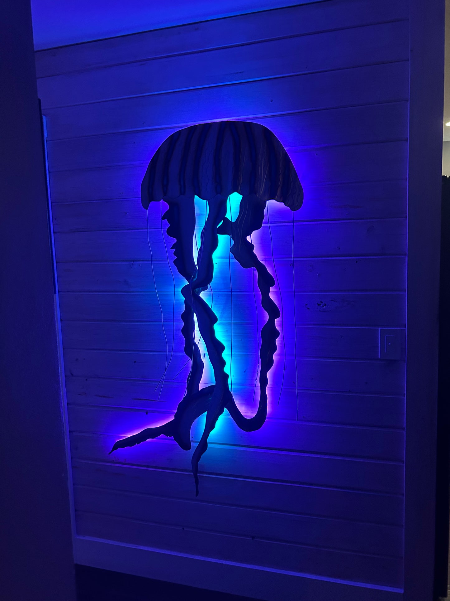 Stainless Steel Jelly fish Art