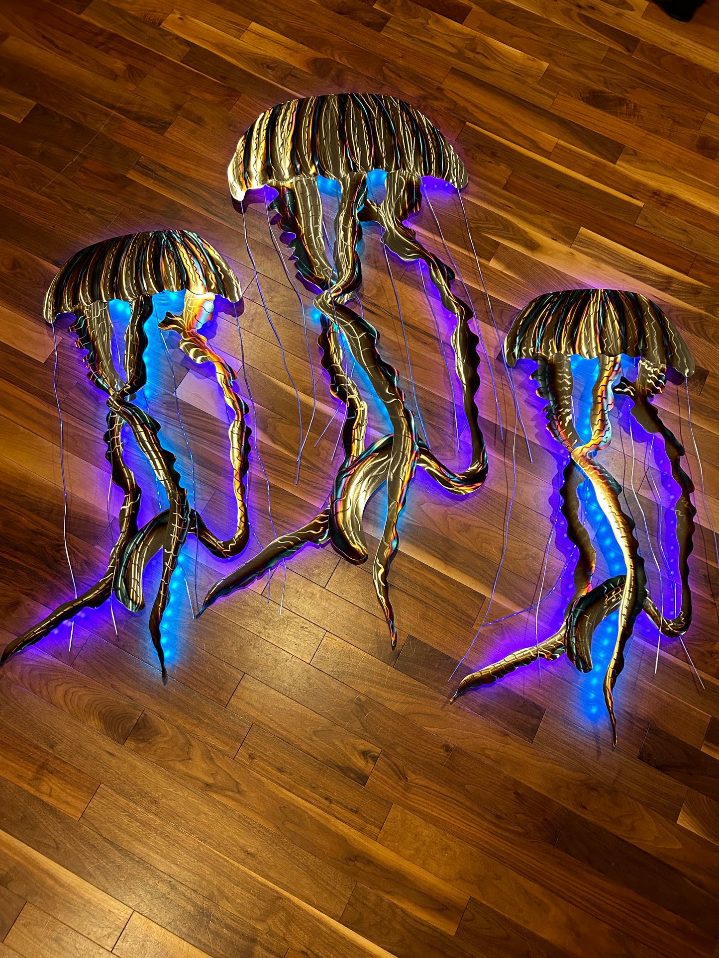 Stainless Steel Jelly fish Art