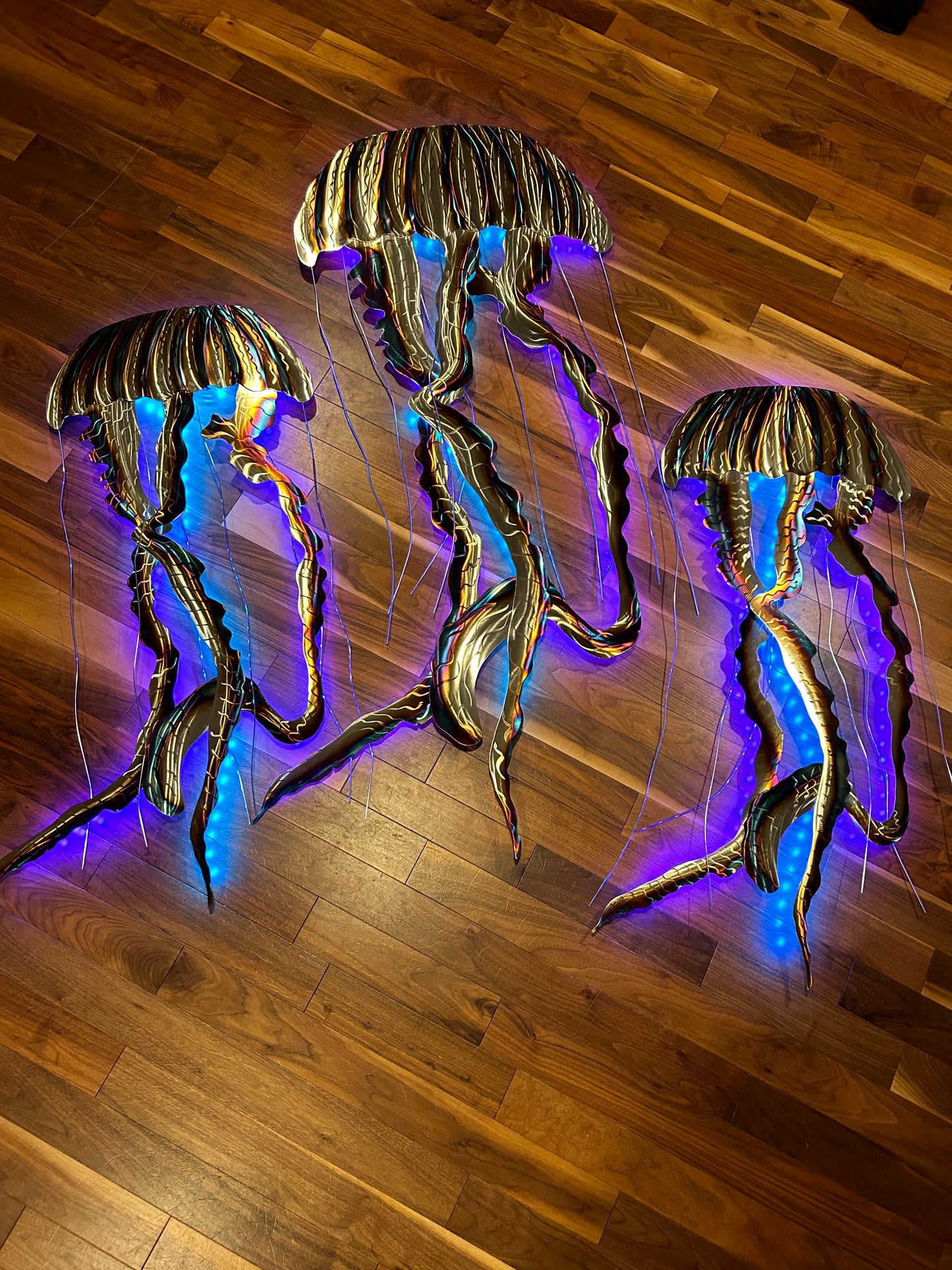 Stainless Steel Jelly fish Art