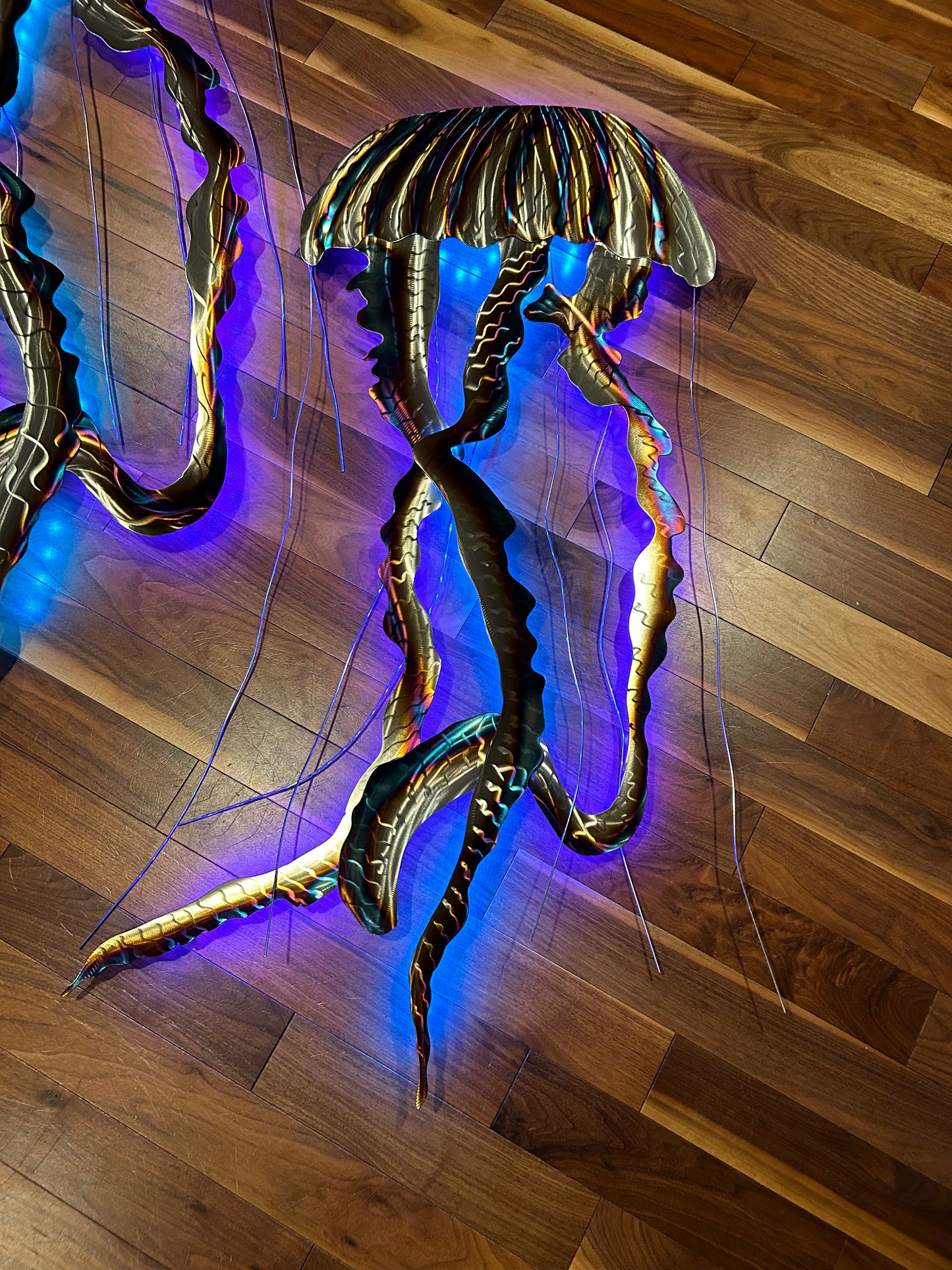 Stainless Steel Jelly fish Art