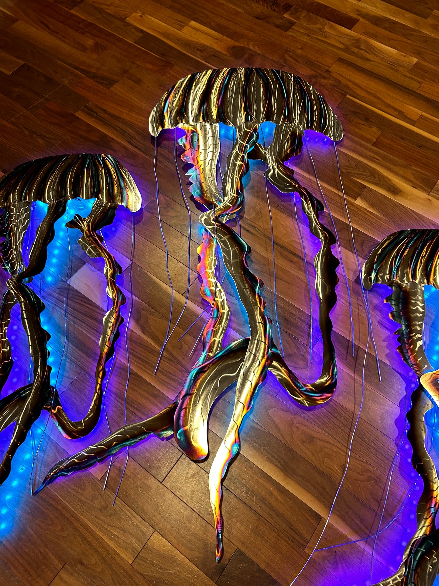 Stainless Steel Jelly fish Art