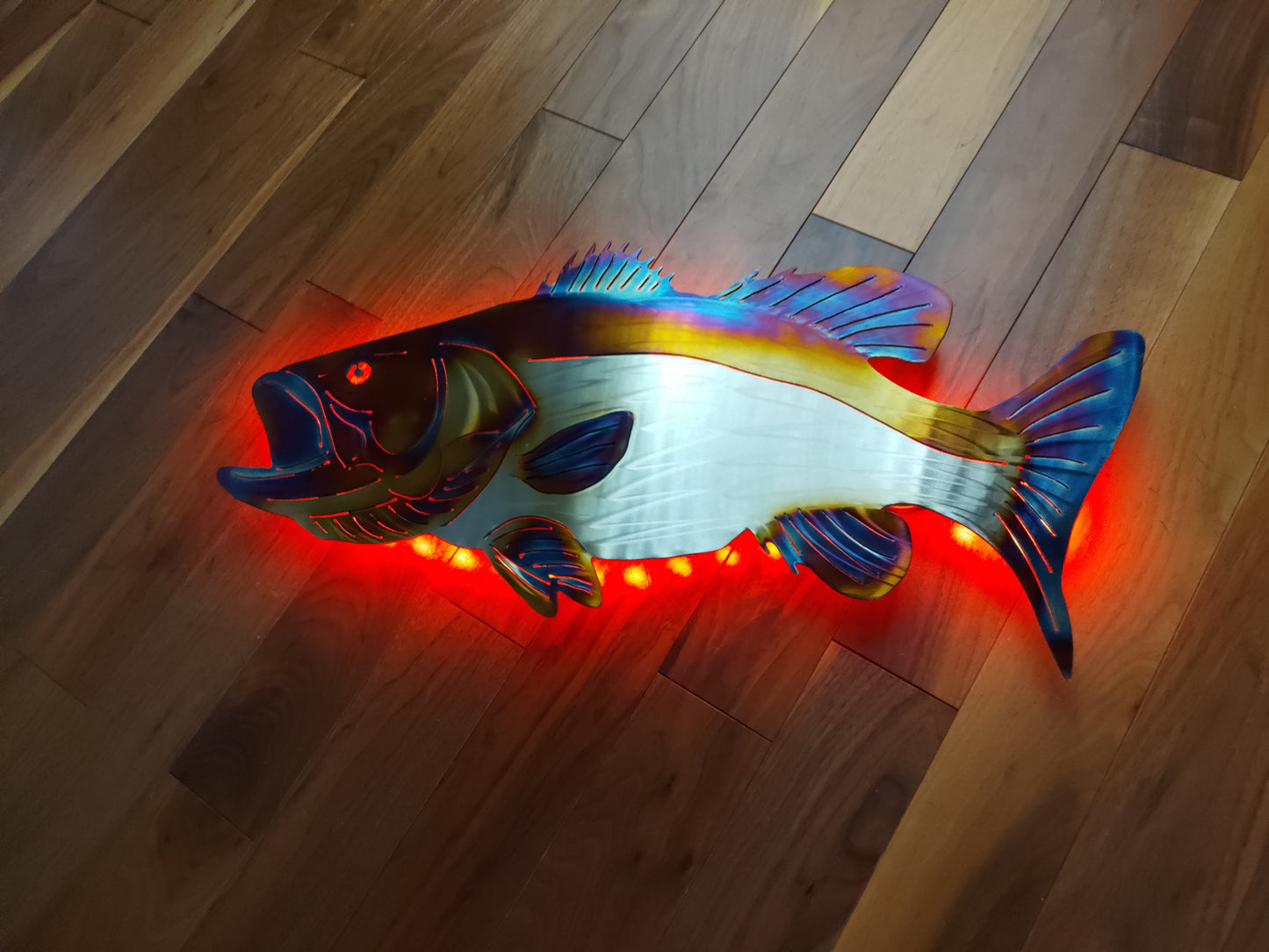 Stainless Steel Bass metal art