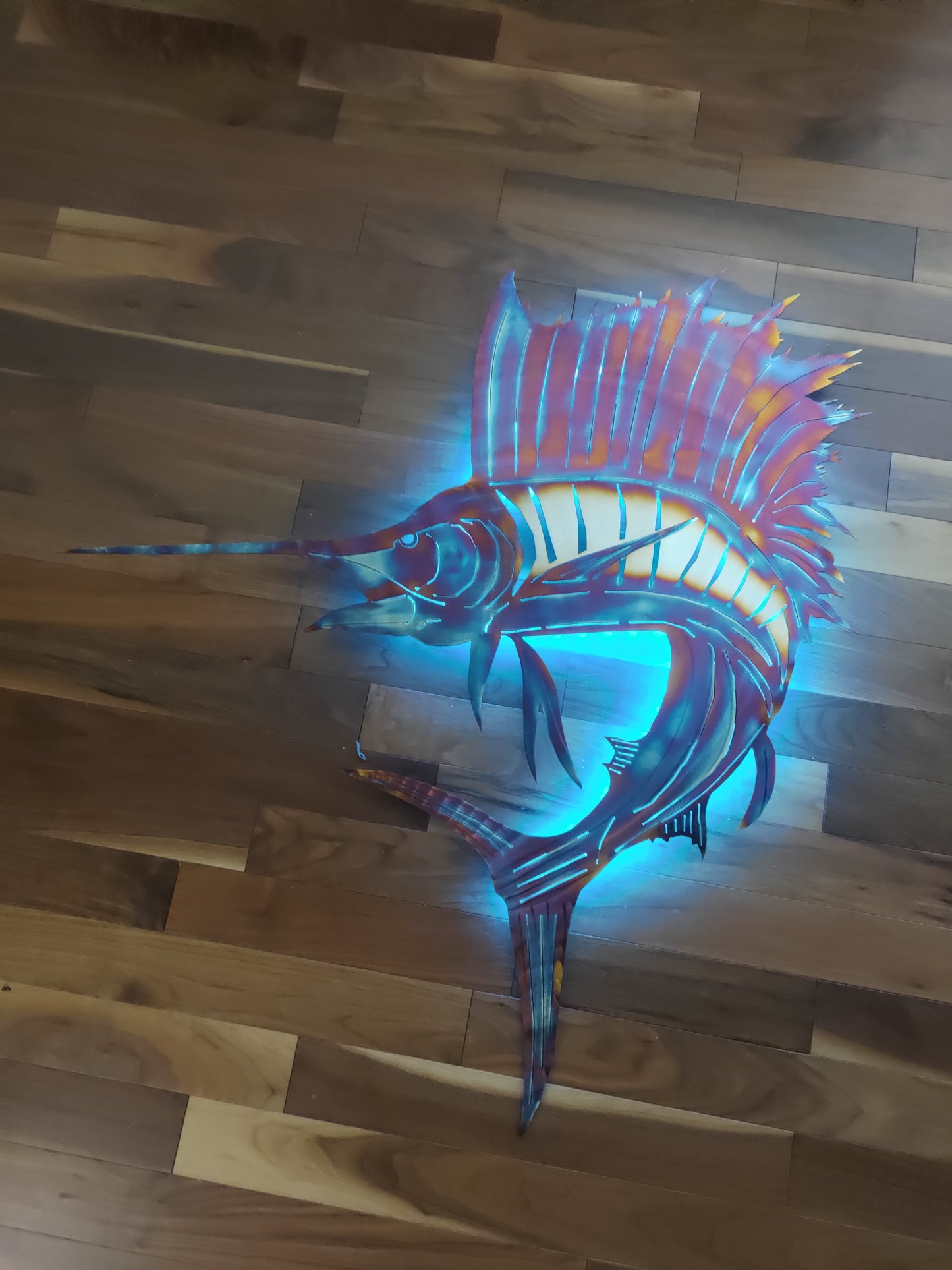 Stainless Steel Sailfish art