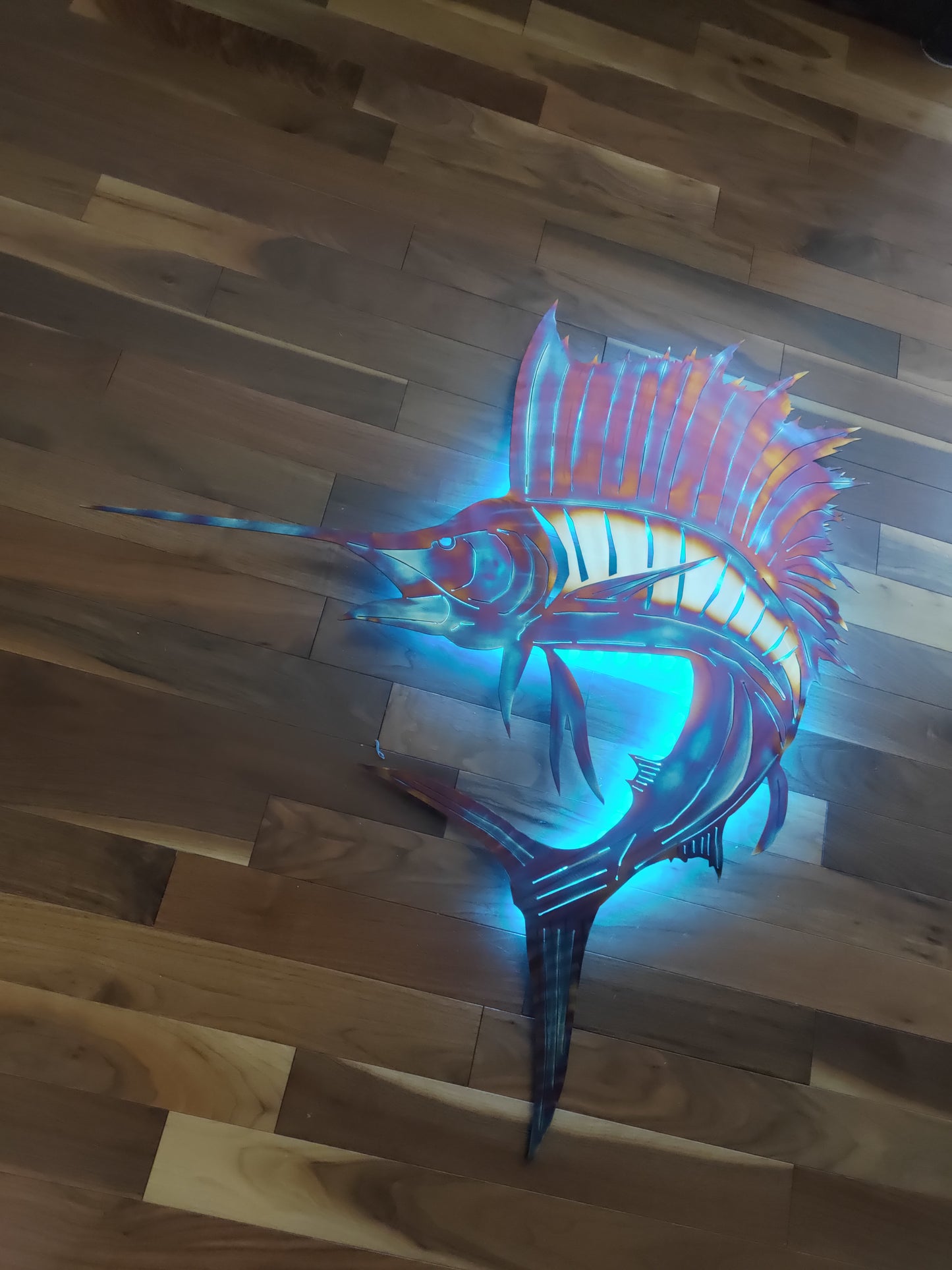 Stainless Steel Sailfish art