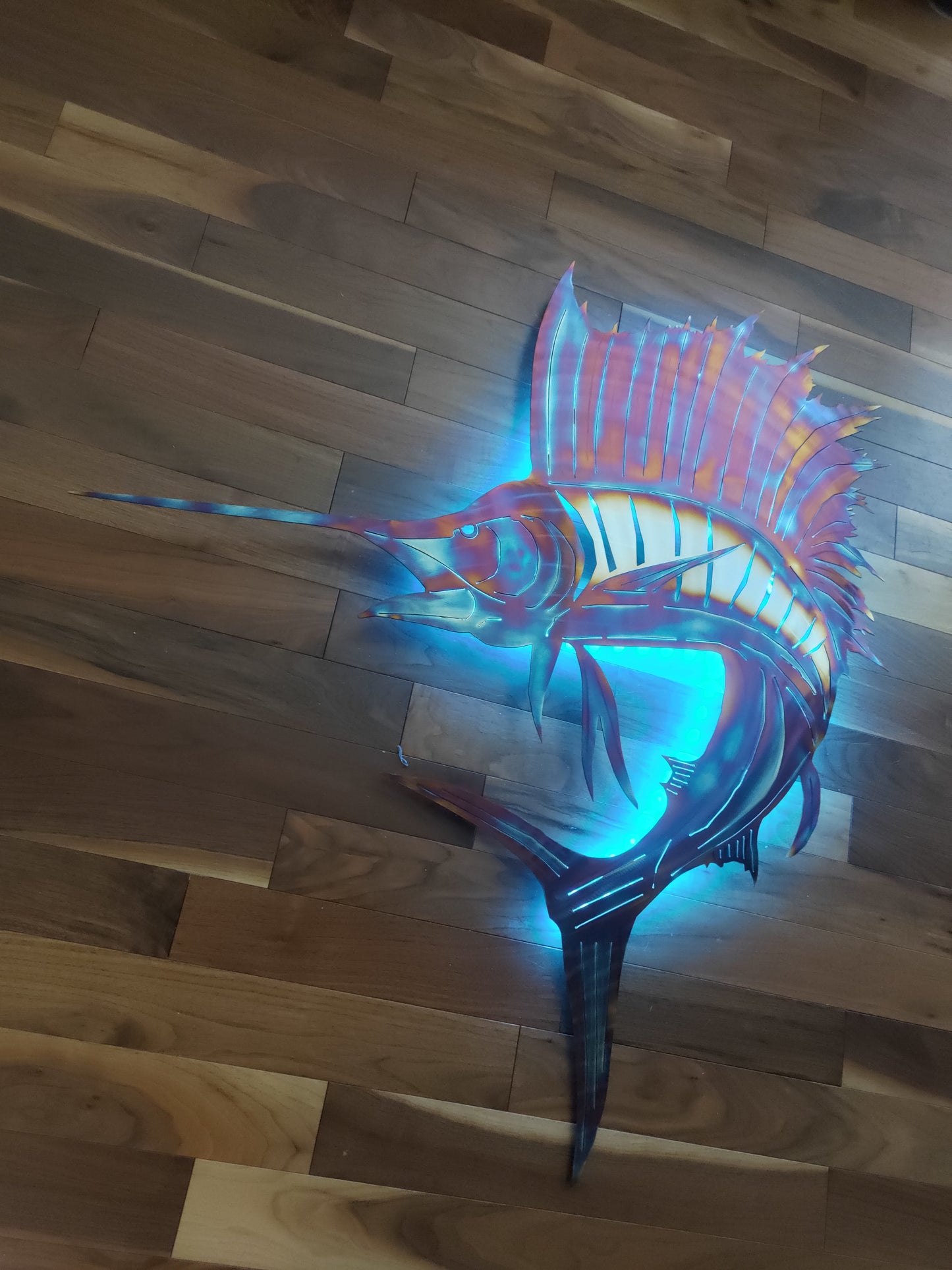 Stainless Steel Sailfish art