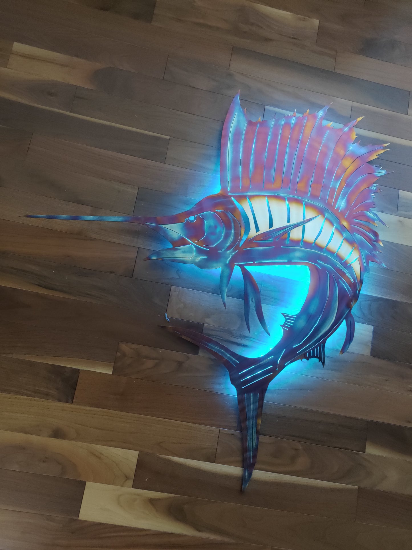 Stainless Steel Sailfish art