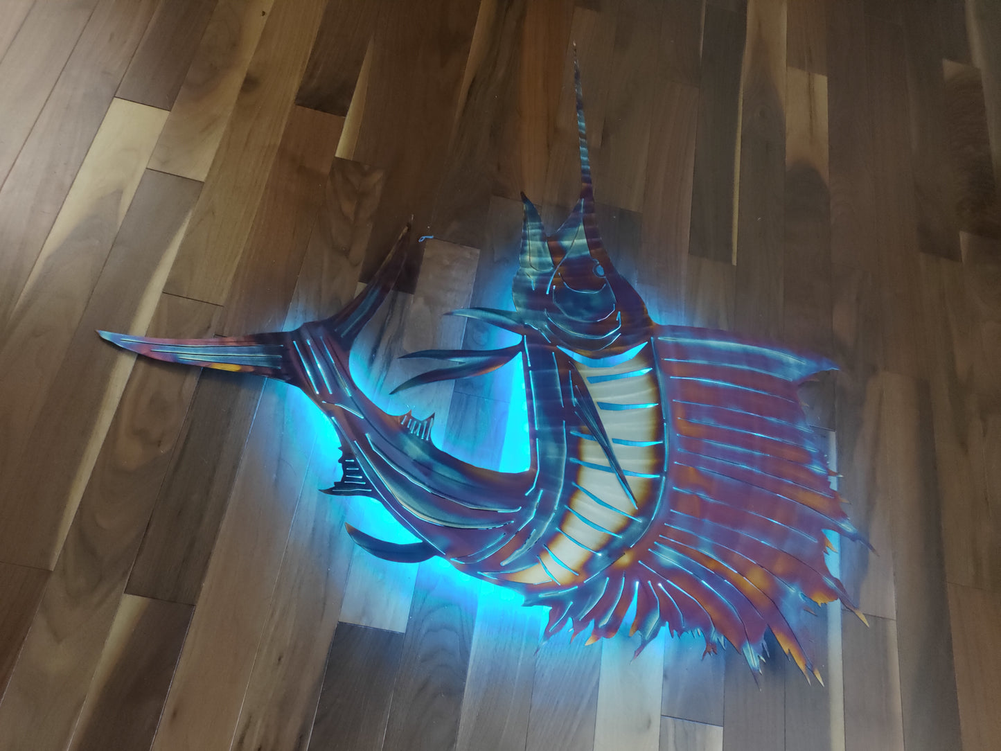 Stainless Steel Sailfish art
