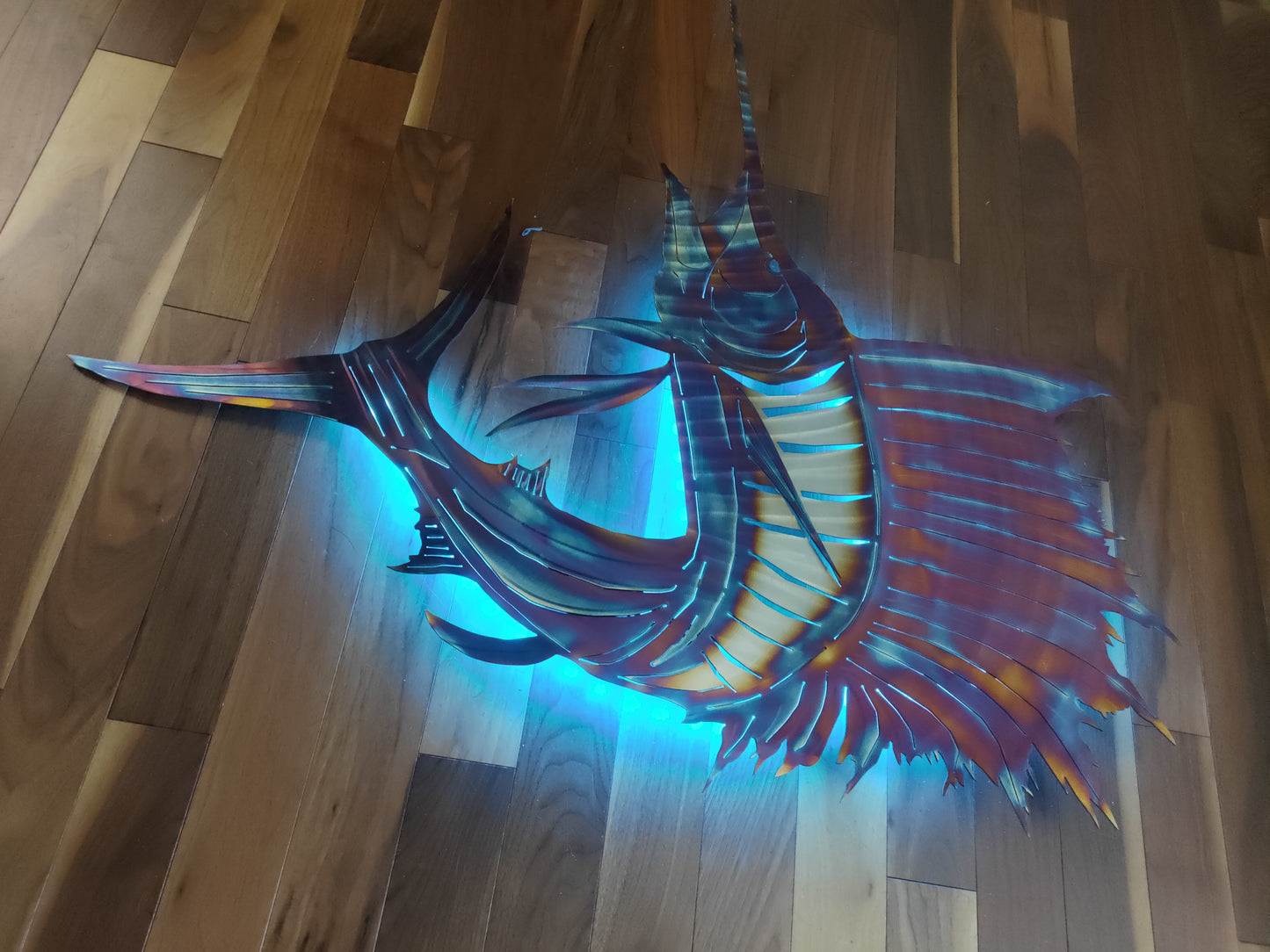 Stainless Steel Sailfish art