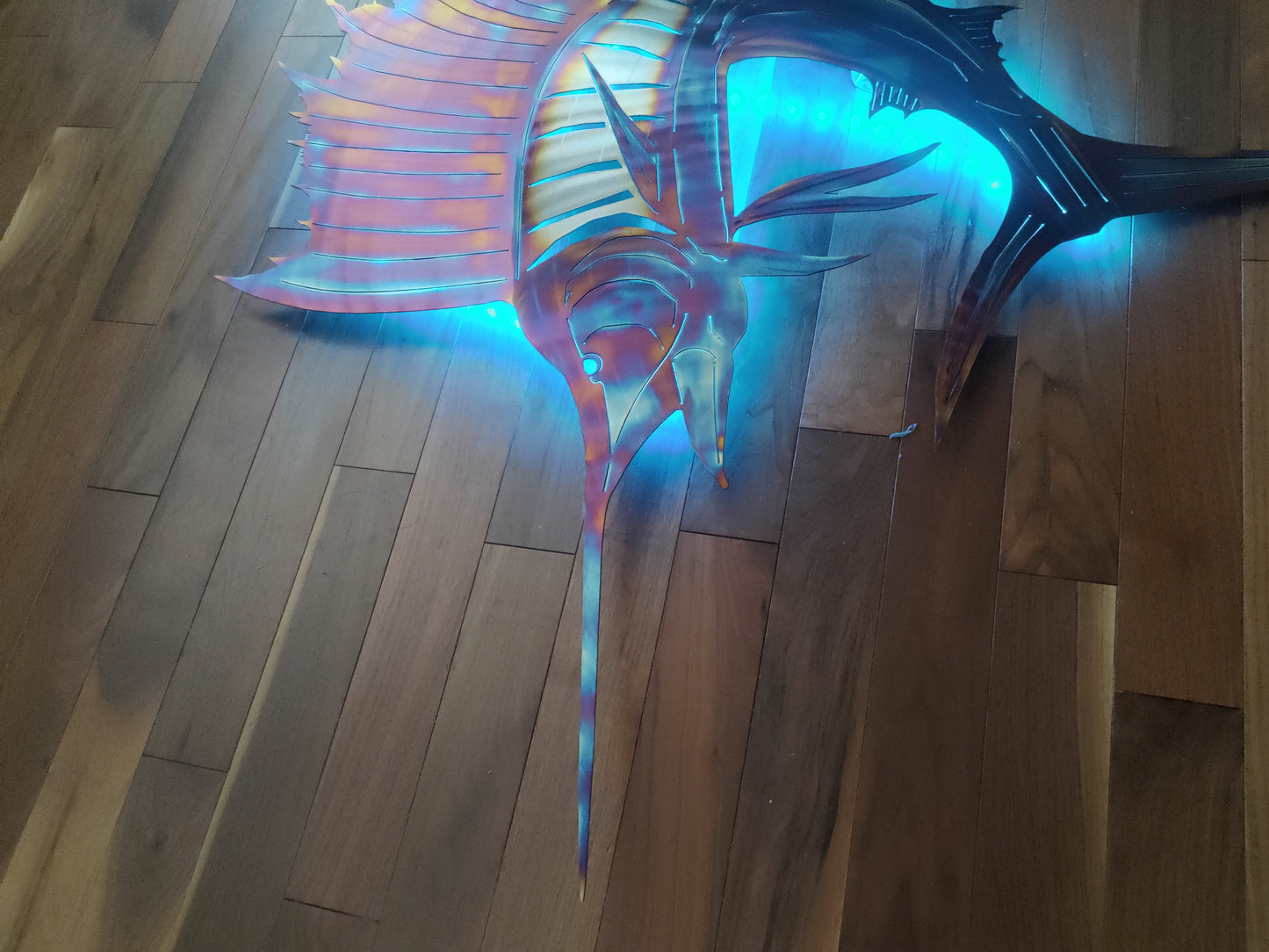 Stainless Steel Sailfish art