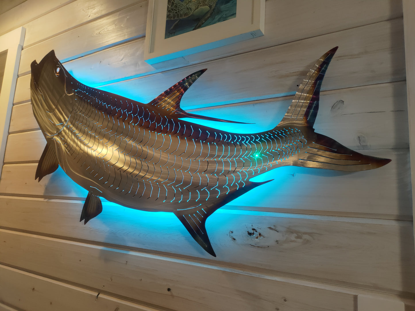 Stainless steel Tarpon metal art