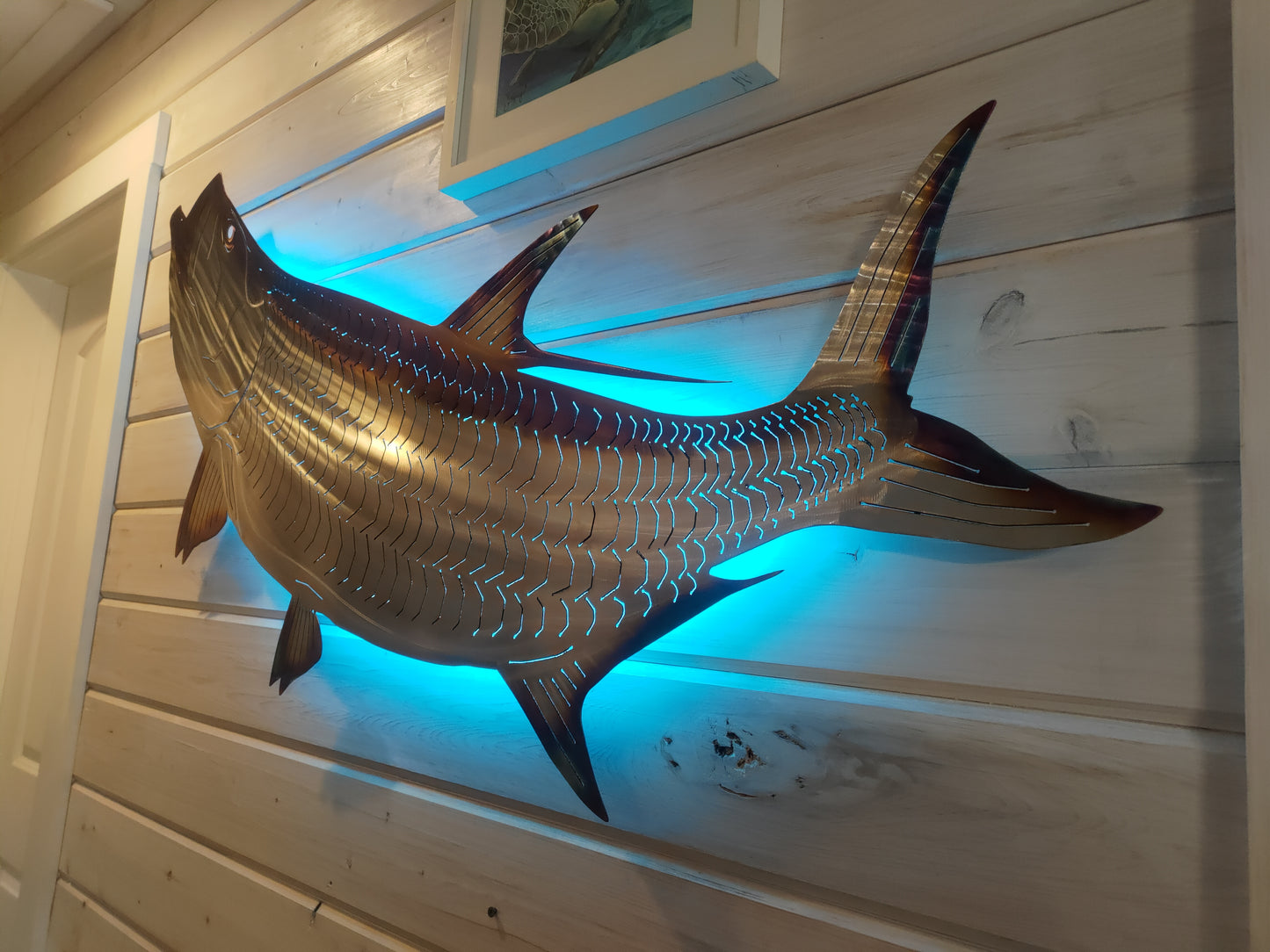 Stainless steel Tarpon metal art