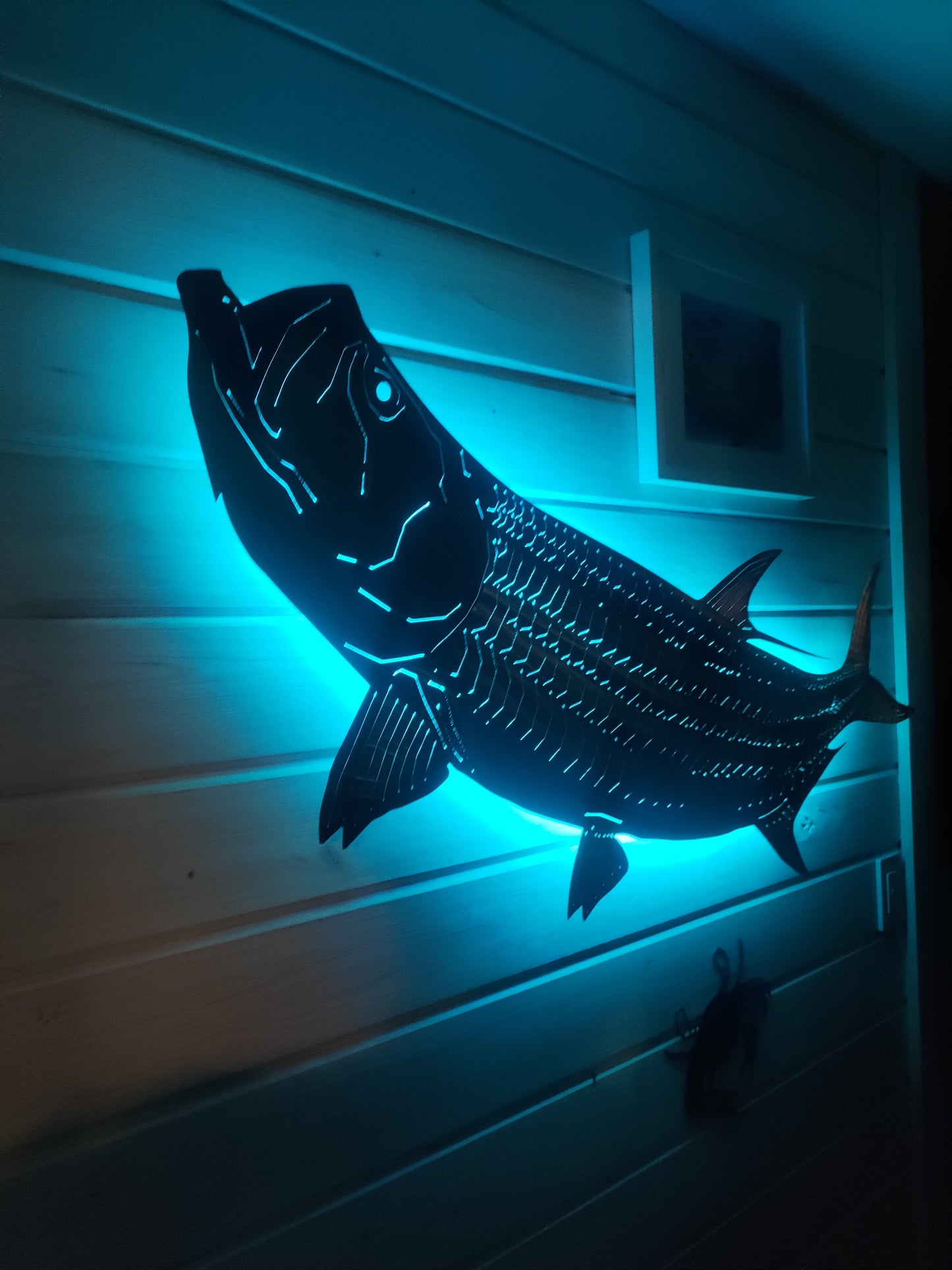 Stainless steel Tarpon metal art