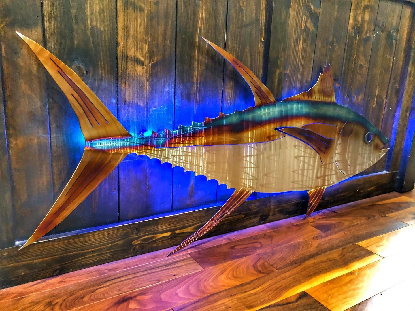 Stainless Steel Yellowfin tuna Art