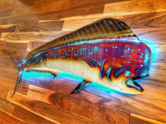Stainless Steel Mahi Mahi metal art