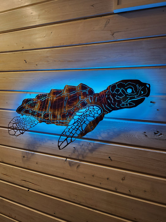 Stainless steel Sea turtle FULL Shell