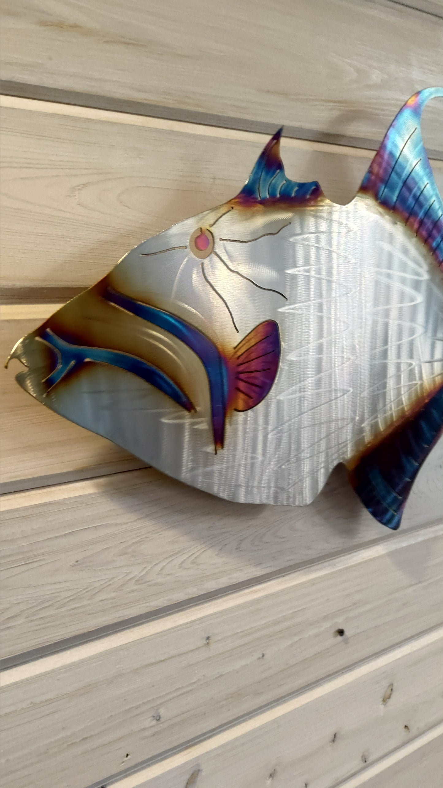 Stainless Steel Queen trigger fish