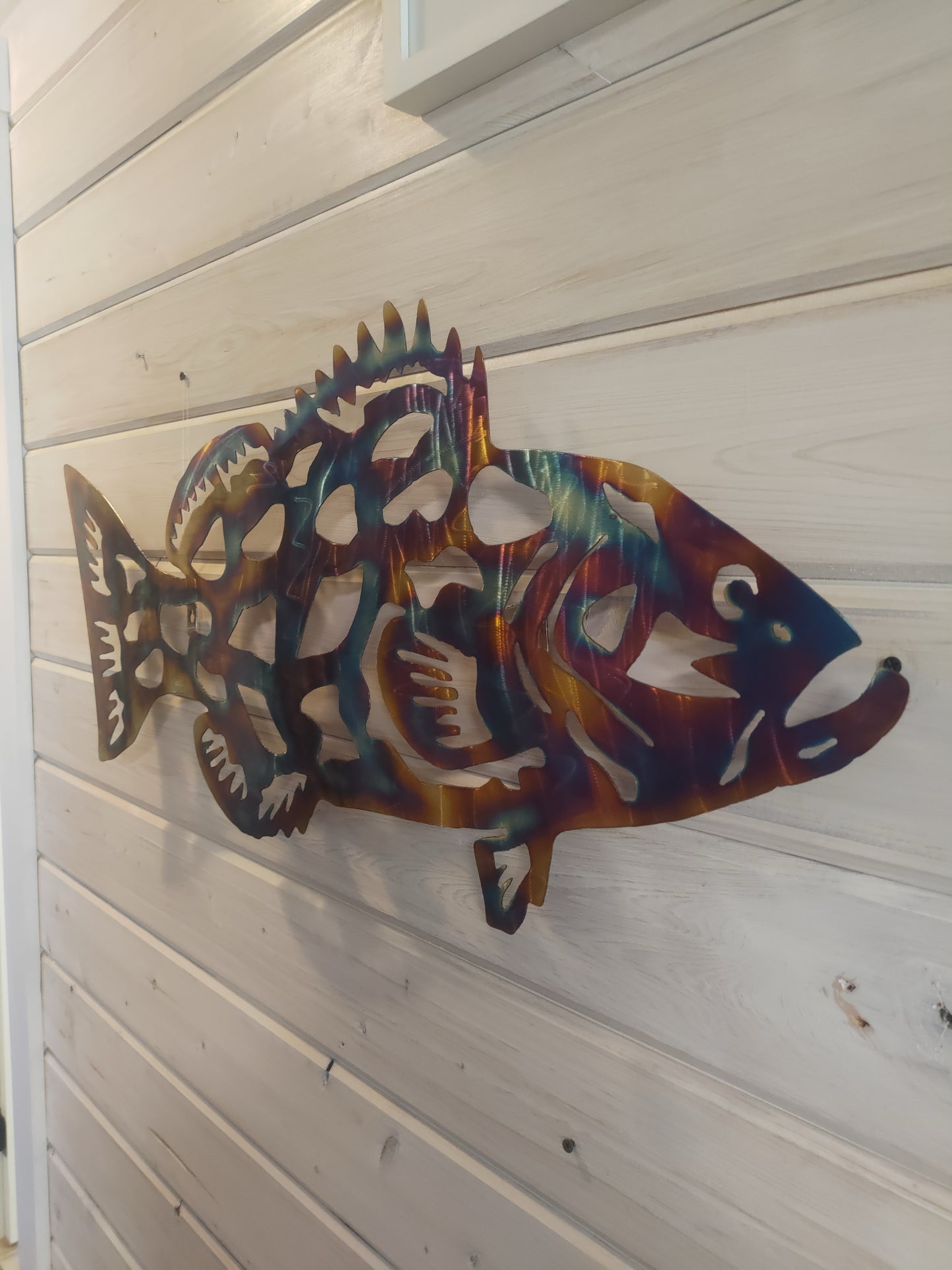 Grouper art Stainless Steelmetal art
