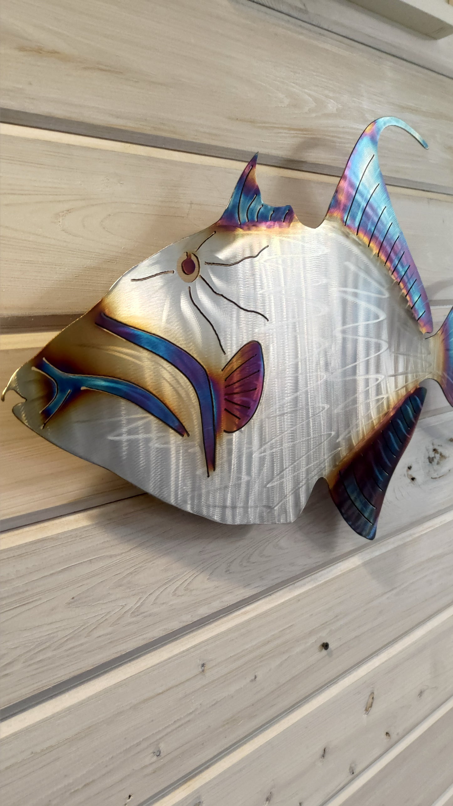 Stainless Steel Queen trigger fish