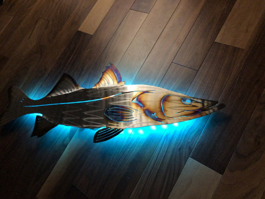 Stainless Steel Snook metal art